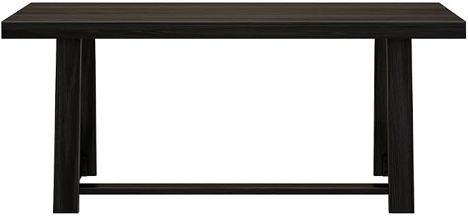 Plank+Beam 72 Inch Farmhouse Dining Table, Solid Wood Rustic Kitchen Table - Image 6