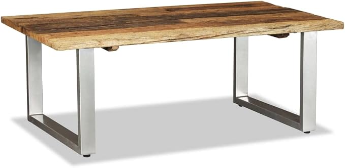 YAFF Coffee Table Solid Reclaimed Wood 39.4"x23.6"x15" - Image 5
