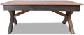 Rustic Farmhouse Handmade Coffee Table from Mixed Recycled Wood, 43.3L x 23.6W by Unknown