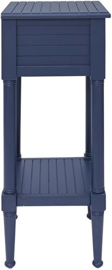 BOWERY HILL Modern Wood Accent Side Table, Starfish Knob, Coastal Style - Image 6
