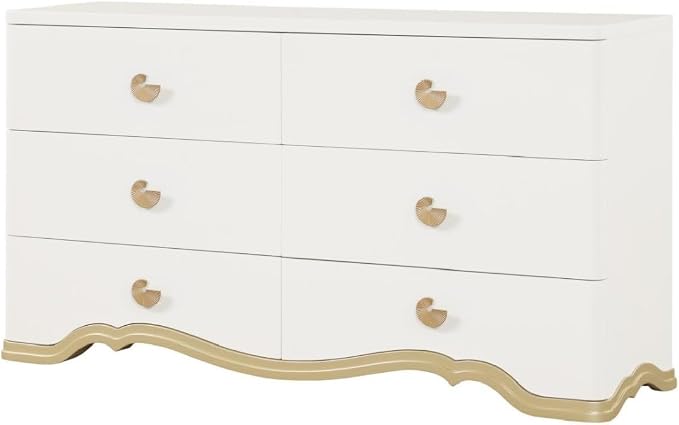 First of a Kind Athena Luxury 4-Piece Queen Bedroom Set in Ivory - Image 3