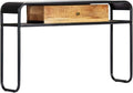 Solid Mango Wood Console Table for Living Room, Entry by QUAHEAS