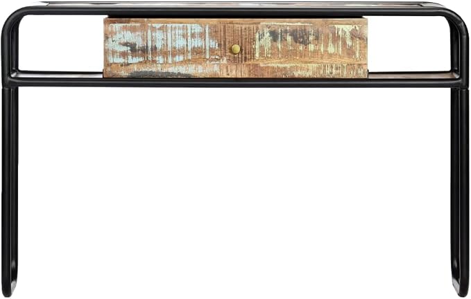 YAFF Console Table 46.5"x11.8"x29.5" Solid Reclaimed Wood - Image 3