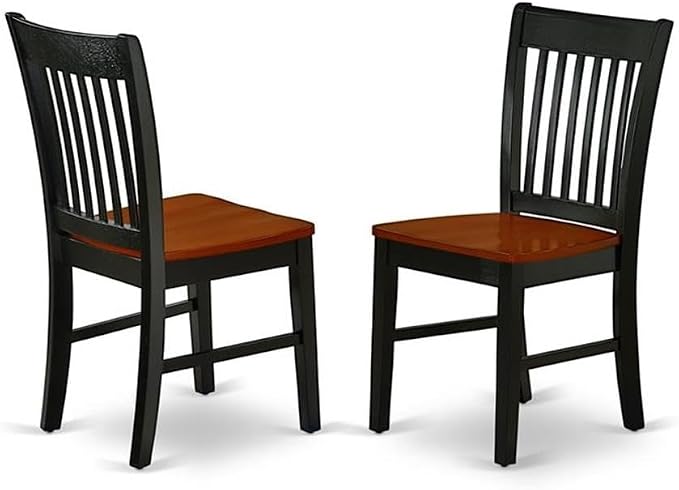 East West Furniture NDNO3-BCH-W 3 Piece Dinette Set - Image 4