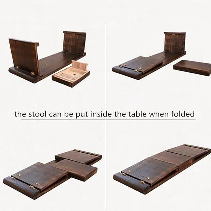 GUERNSEY End Table Wooden Floor Table - Image 3