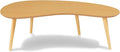 Mid Century Modern Abstract Shaped Coffee Table/Solid Wood/Oak Finish by Camaflexi