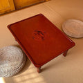 Korean Solid Wood Square Folding Coffee Table, Low Dining Table by Unknown