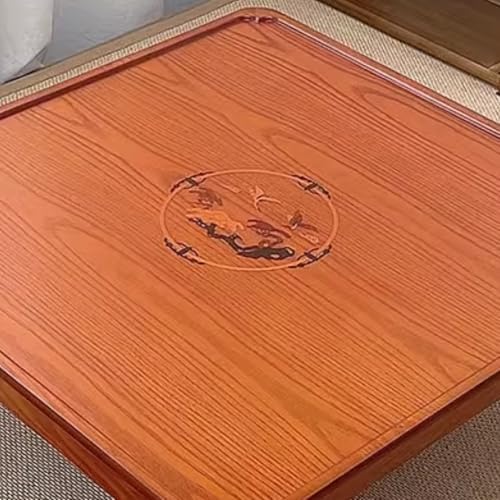 Korean Solid Wood Square Folding Coffee Table, Low Dining Table - Image 5