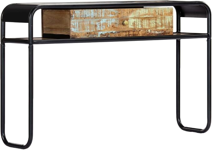 YAFF Console Table 46.5"x11.8"x29.5" Solid Reclaimed Wood by YAFF