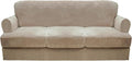 CUCRAF T Cushion Sofa Cover 4 Piece Slipcovers, Soft Thick Velvet Couch Cover by CUCRAF
