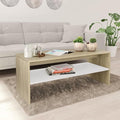 Scandinavian Coffee Table, 39.4" L x 15.7" W x 15.7" H, Small Living Room Table by Unknown