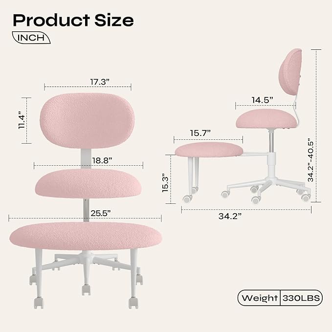 Pinmoco Ergonomic Cross Legged Office Chair - Image 2