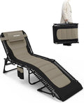Outdoor Folding Lounge Chair Padded by WKFAMOUTCAMP