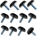 1/4-20 UNC Thread Adjustable Furniture Levelers Table Feet Screw in Threaded by Unknown