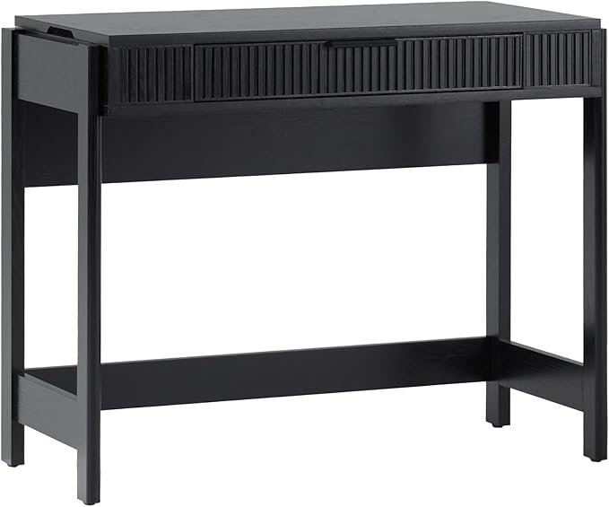 Walker Edison Transitional Style Furniture, Reeded Detail, Lift-Top Desk by WalkerEdison
