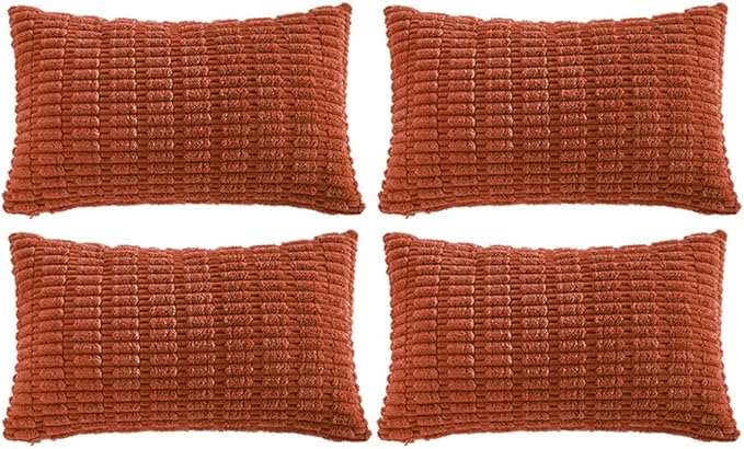Fancy Homi 4 Packs Decorative Throw Pillow Covers by Fancy+Homi