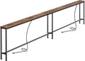 SUPERJARE 110.2 Inch Sofa Table by SUPERJARE