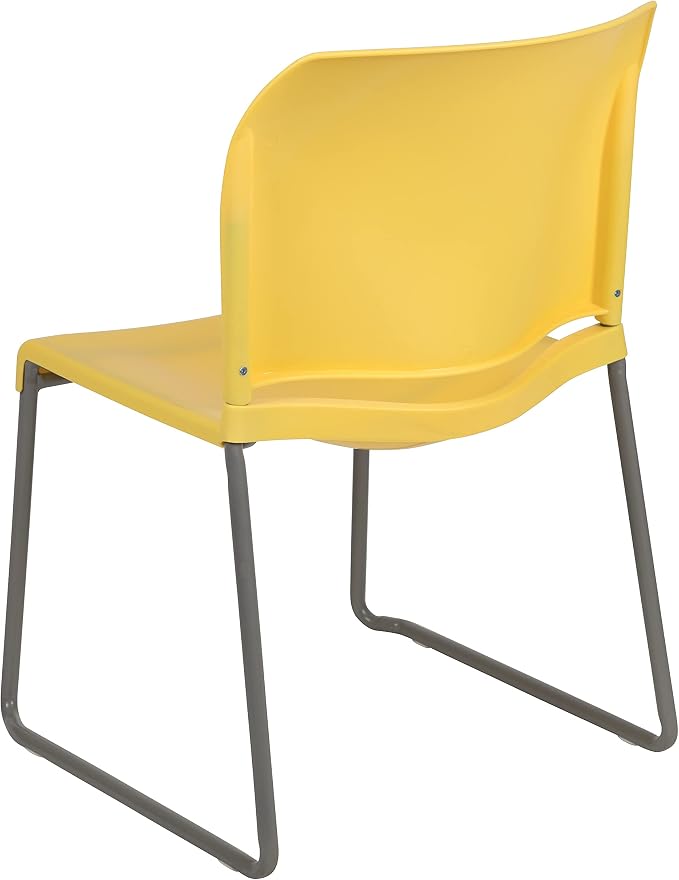 Flash Furniture HERCULES Series 5 Pack 880 lb. Capacity Yellow Full Back - Image 8