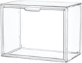 Clear Acrylic Display Case, Stackable Plastic Storage Bins by LXLXXL