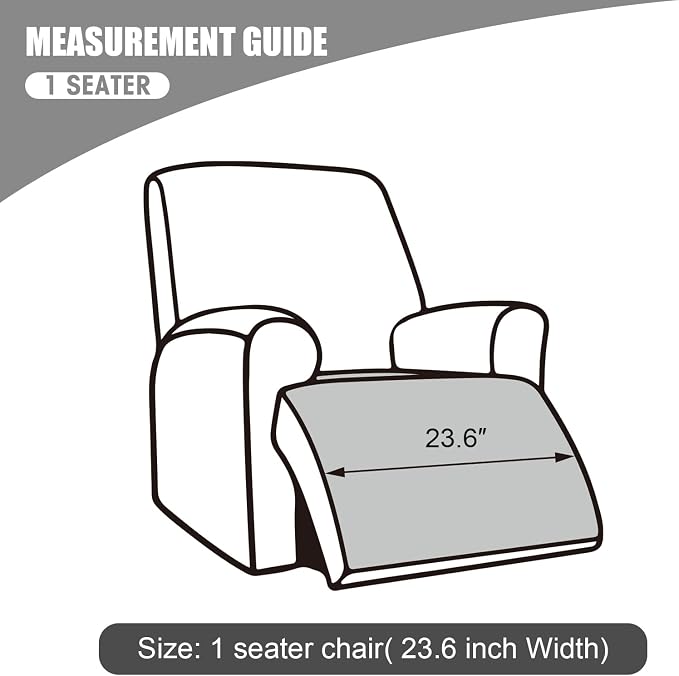 Genina Waterproof Recliner Chair Covers, Recliner Cover - Image 4