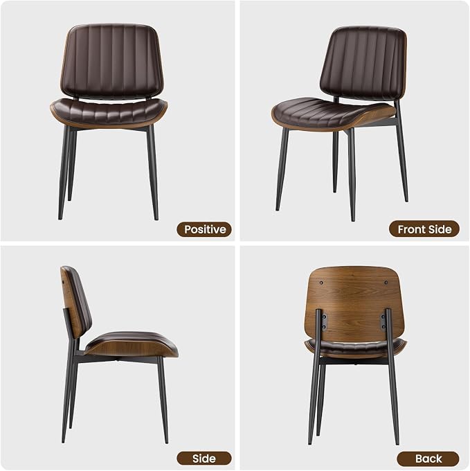 YaFiti Dining Chairs Set of 8, Mid Century Modern Dining Room Kitchen Chairs - Image 7