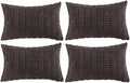 Fancy Homi 4 Packs Decorative Throw Pillow Covers by Fancy+Homi