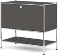 Metal Sidetable with Flap Door, 27.5" Height by SIMPLINK