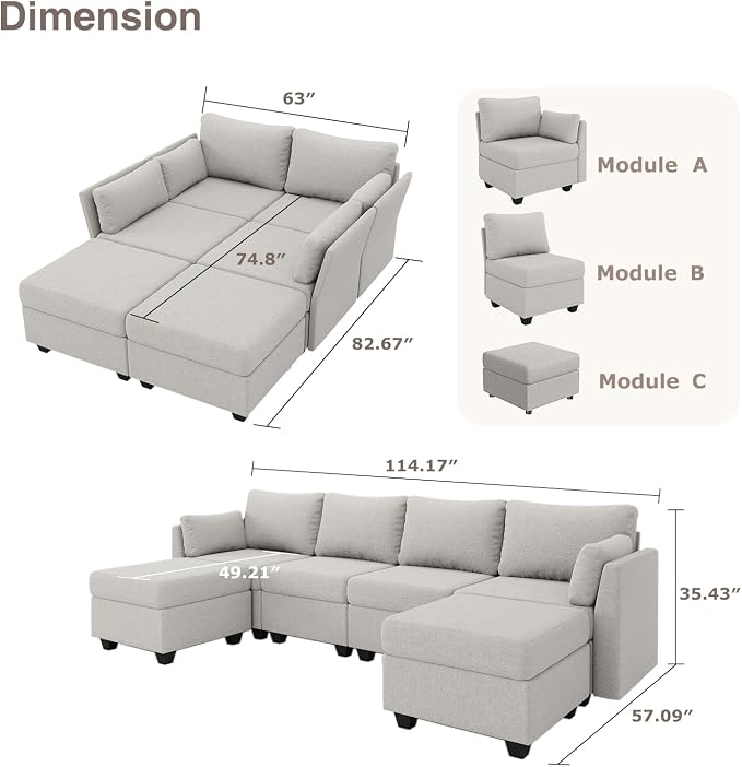 Weture Modular Sectional Sofa - Image 3