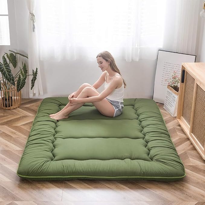 MAXYOYO Japanese Futon Mattress Twin Size Floor Mattress, Thicken Tatami Mat - Image 5