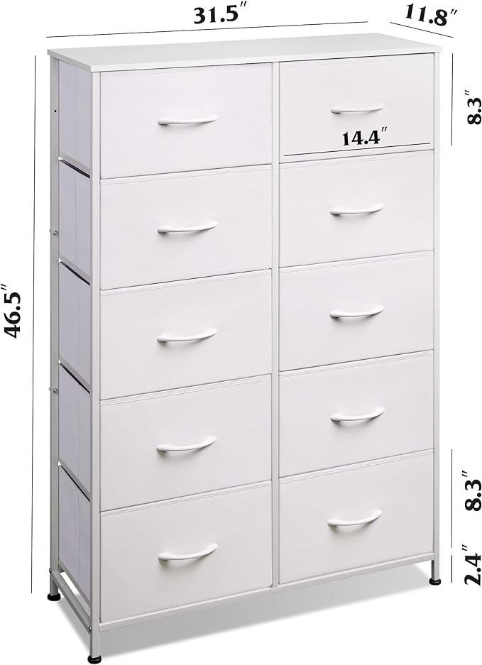 WLIVE Tall Dressers for Bedroom - Image 3