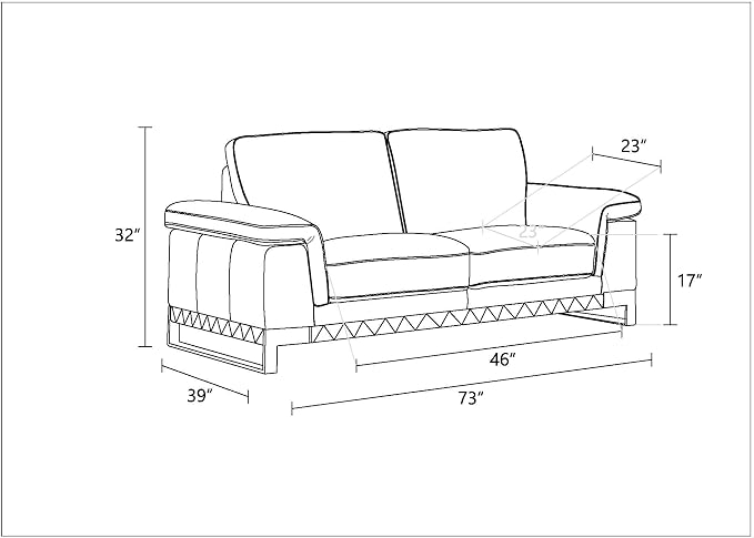 Blackjack Furniture Weston Collection Genuine Italian Leather Living Room - Image 10