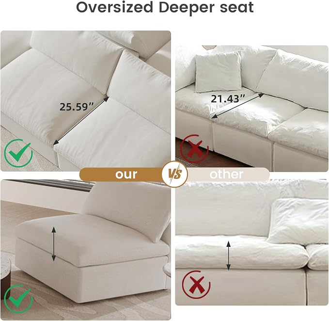 Cloud Modular Sectional Sofa - Image 9