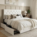 Allewie Upholstered Full Size Platform Bed Frame by Allewie