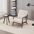 Mid-Century Modern Accent Chair & Coffee Table Set, Vintage Luxury 2-Piece by EEBUIHUI