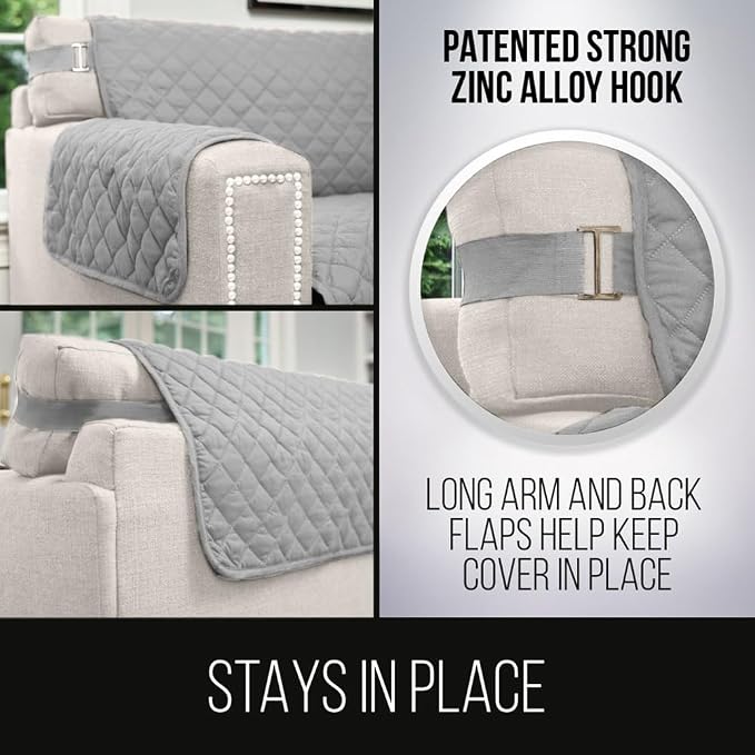 Sofa Shield Couch Slip Covers for Dogs, Reversible Furniture Protector - Image 4