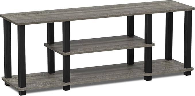 Furinno Turn-N-Tube No Tools 3D 3-Tier Entertainment TV Stand up to 50 inch TV - Image 4