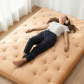 ZonLi Japanese Floor Futon Mattress Queen Size 80"x 60", 100% Cotton Cover 4'' by Zonli