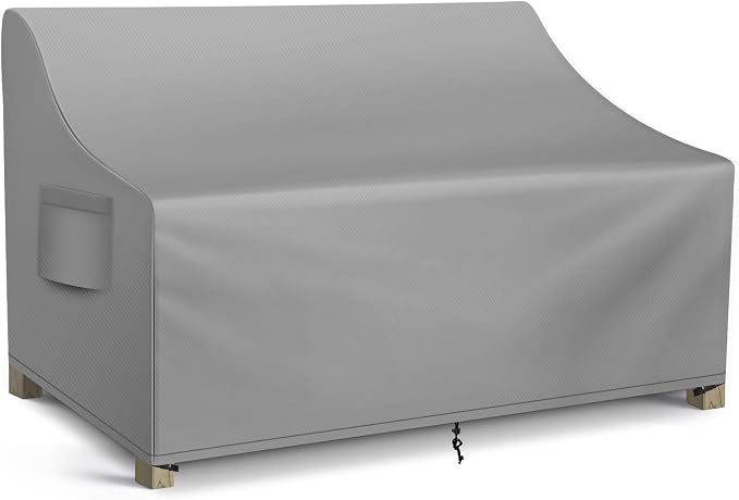 WLEAFJ Patio Sofa Cover Waterproof, 3-Seater Outdoor Sofa, Heavy Duty Deep by WLEAFJ