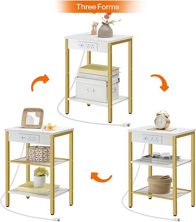 HOOBRO Side Tables Set of 2 - Image 7