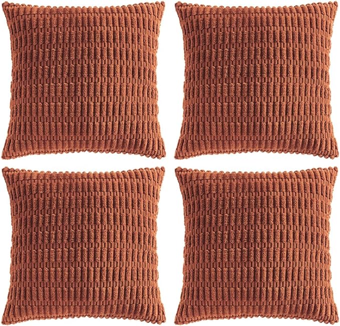 Fancy Homi 4 Packs Decorative Throw Pillow Covers by Fancy+Homi