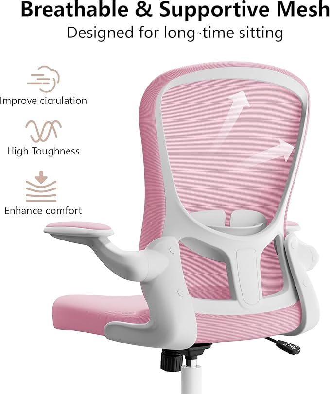Ergonomic Office Chair, Comfort Swivel Home Office Task Chair, Breathable Mesh - Image 4