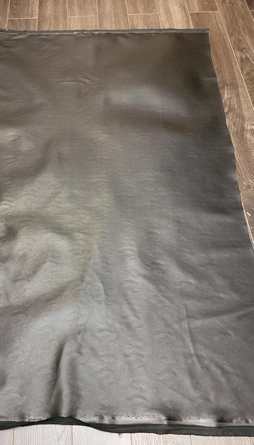 Black Soft Faux Vegan PU {Peta Approved Vegan} Leather by The Yard 20 Yard roll - Image 4