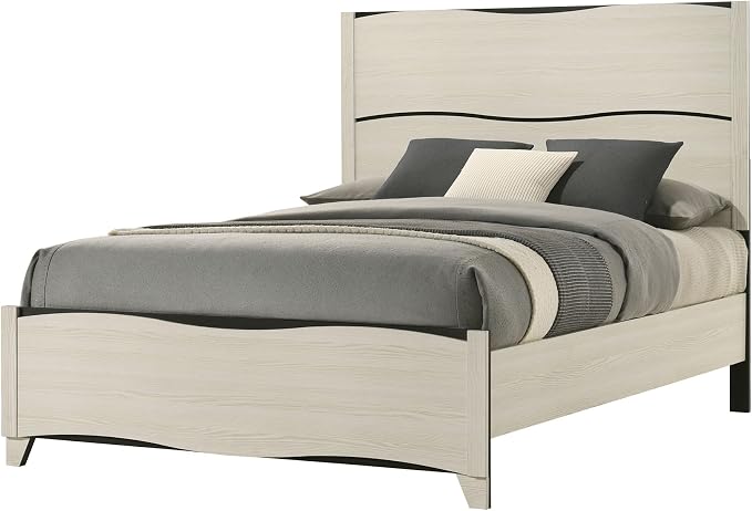 Kings Brand Furniture Brielle 6-Piece King Bedroom Set – Modern Wood Bed Frame - Image 5