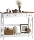 39.4" Farmhouse Console Table by VEELOK