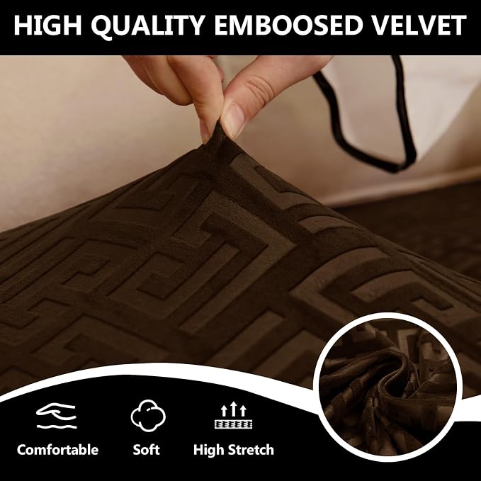 UNBBRRL 10 Pieces Stretch Sofa Cushion Covers - Image 5