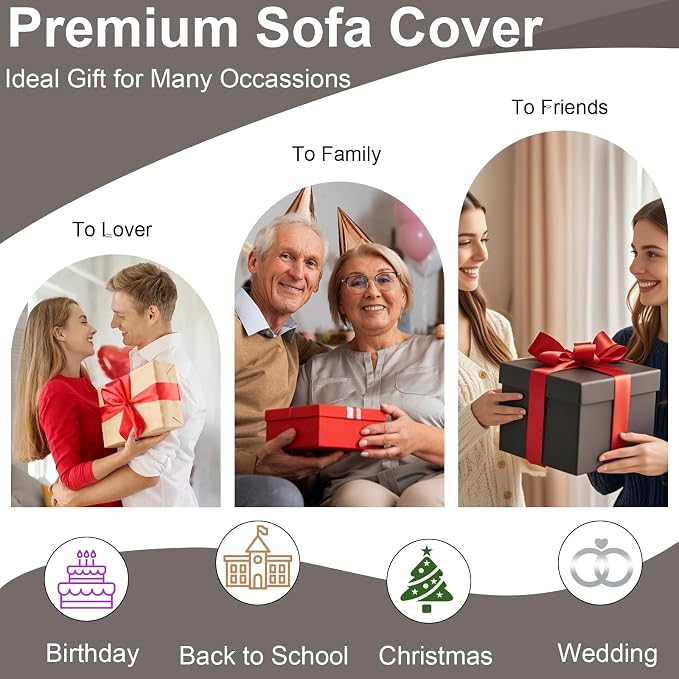 VClife Couch Cover Boho Sofa Protector - Image 6