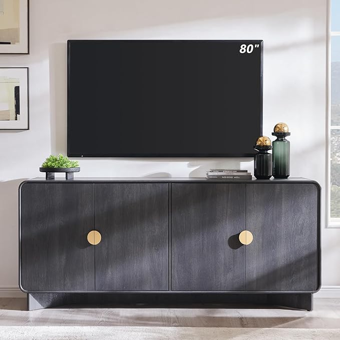 IFGET 70" Modern TV Stand for TVs Up to 80 inches, TV Console - Image 3