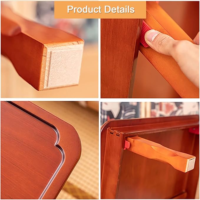 Low Coffee Table Japanese Style Solid Wood Floor Table - Image 3