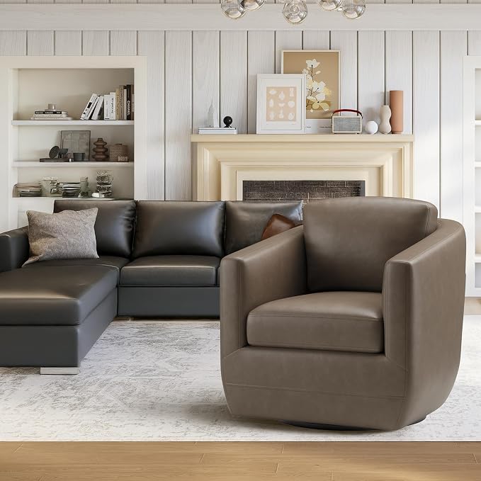 COLAMY 360° Swivel Accent Chair Set of 2 - Image 3