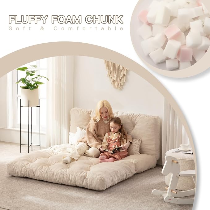 Folding Sofa Bed, Convertible Sleeper Chair - Image 3